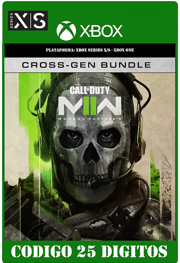 Call of Duty: Modern Warfare II - Pacote Multigeração - Xbox One / Series X|S (Código 25 Dígitos) Mídia Digital