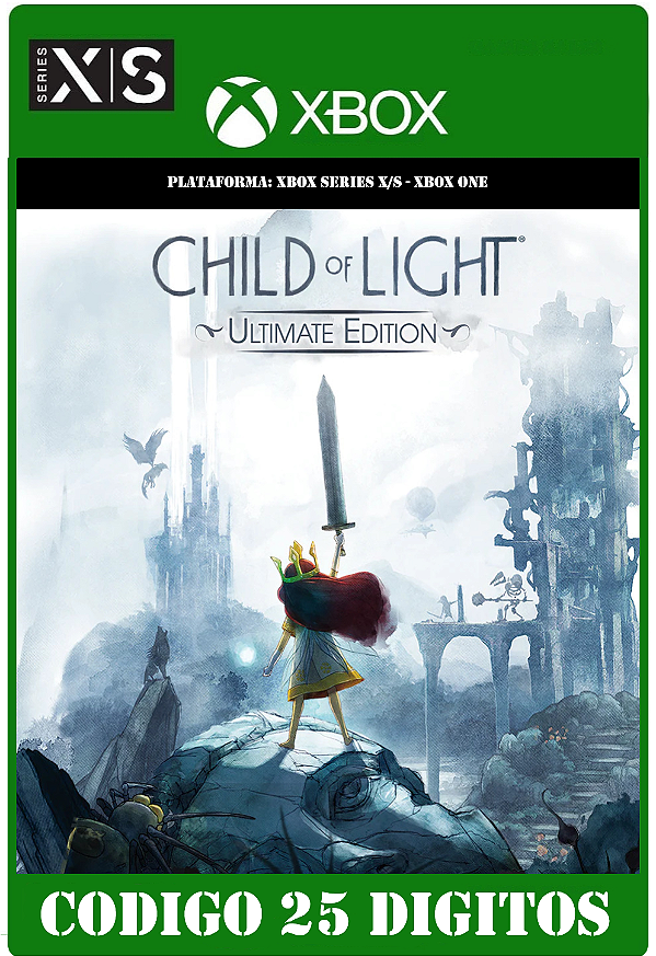 Child of Light Ultimate Edition - Xbox One / Series X|S (Código 25 Dígitos) Mídia Digital
