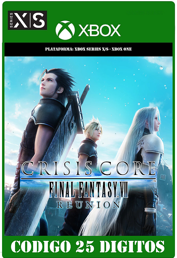 CRISIS CORE -FINAL FANTASY VII- REUNION - Xbox One / Series X|S (Código 25 Dígitos) Mídia Digital