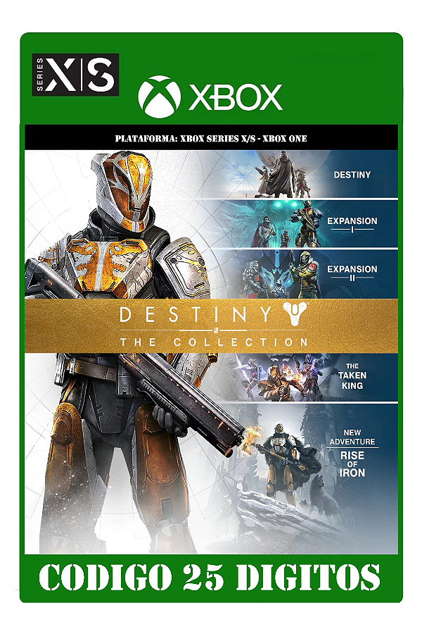 Destiny - The Collection - Xbox One / Series X|S (Código 25 Dígitos) Mídia Digital
