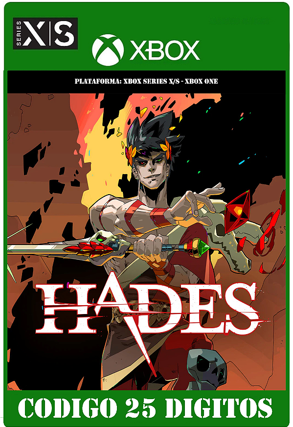 Hades - Xbox One / Series X|S (Código 25 Dígitos) Mídia Digital