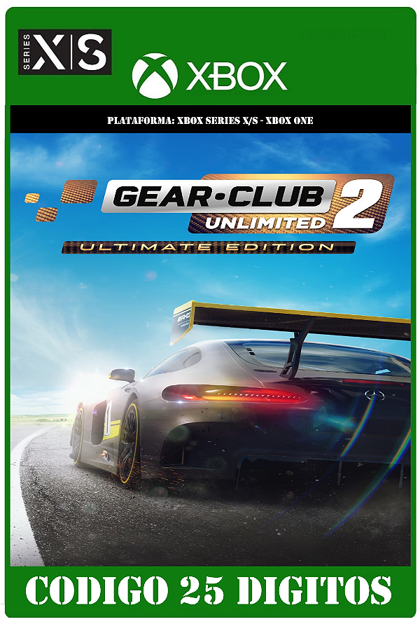 Gear.Club Unlimited 2 - Ultimate Edition - Xbox One / Series X|S (Código 25 Dígitos) Mídia Digital