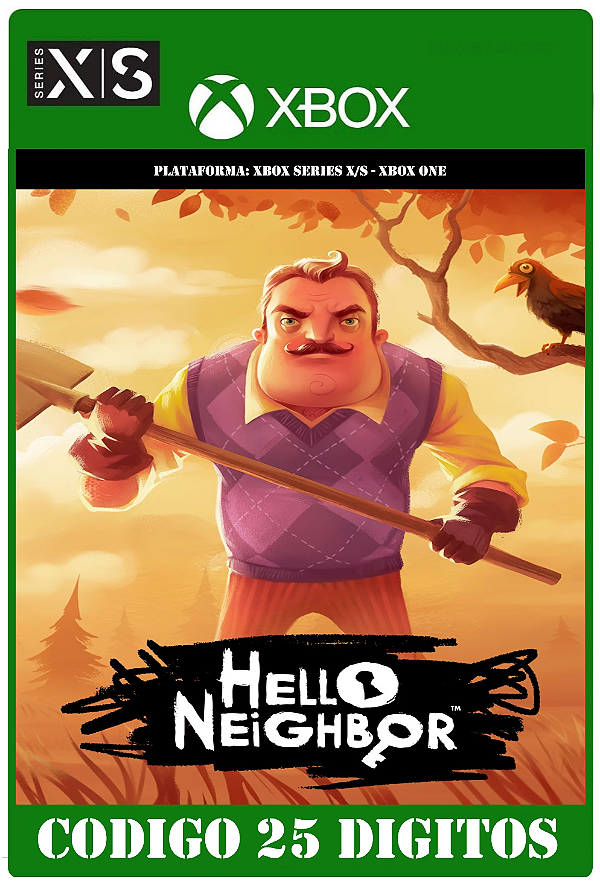Hello Neighbor - Xbox One / Series X|S (Código 25 Dígitos) Mídia Digital