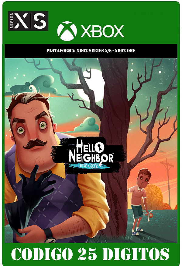 Hello Neighbor Hide and Seek - Xbox One / Series X|S (Código 25 Dígitos) Mídia Digital