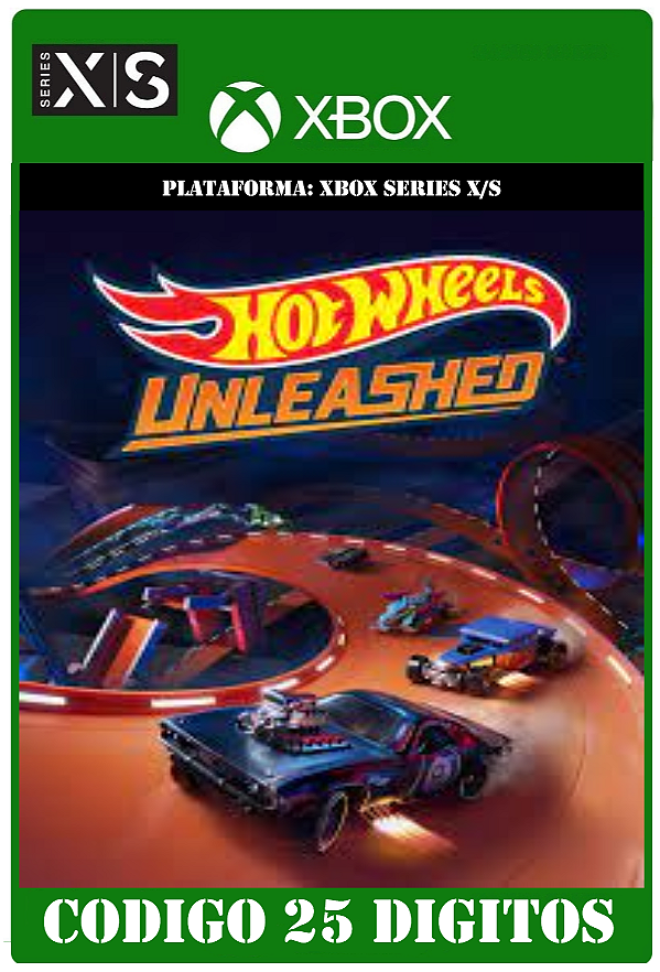HOT WHEELS UNLEASHED - Xbox Series X|S (Código 25 Dígitos) Mídia Digital