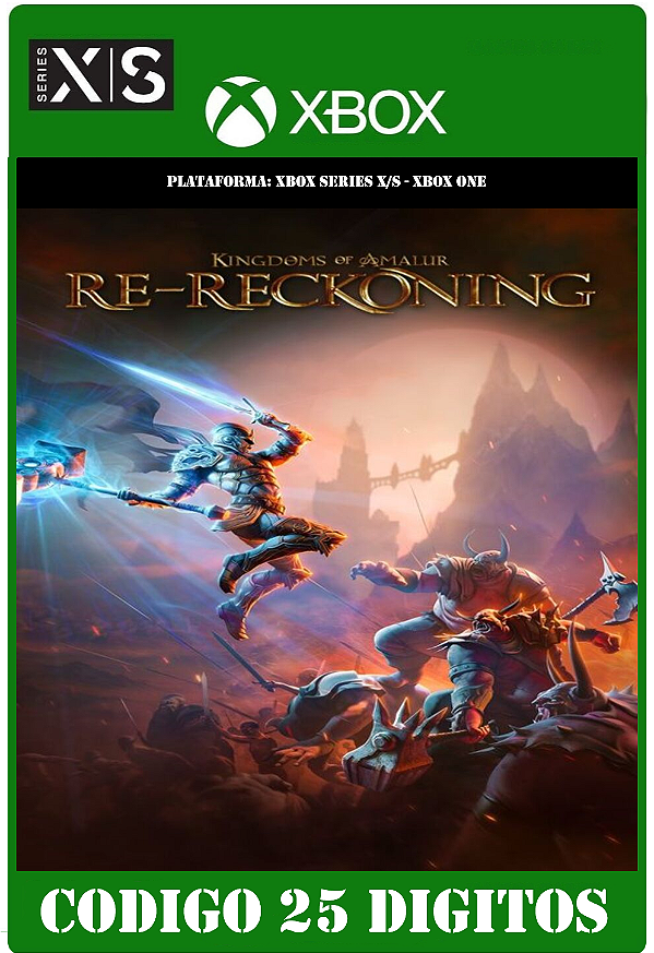 Kingdoms of Amalur Re-Reckoning - Xbox One / Series X|S (Código 25 Dígitos) Mídia Digital
