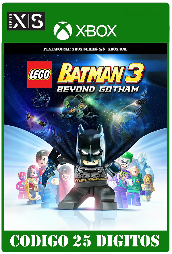 LEGO Batman 3 Beyond Gotham Deluxe Edition - Xbox One / Series X|S (Código 25 Dígitos) Mídia Digital