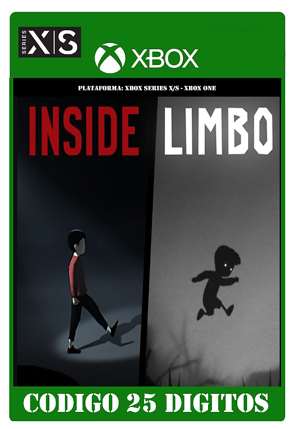 INSIDE & LIMBO Bundle - Xbox One / Series X|S (Código 25 Dígitos) Mídia Digital