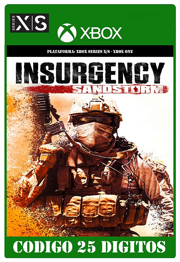 Insurgency Sandstorm - Xbox One / Series X|S (Código 25 Dígitos) Mídia Digital