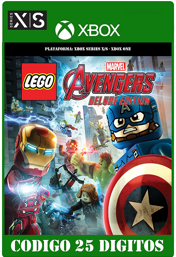 LEGO Marvel's Avengers Deluxe Edition - Xbox One / Series X|S (Código 25 Dígitos) Mídia Digital