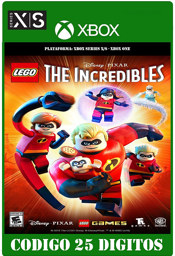LEGO® Os Incríveis - Xbox One / Series X|S (Código 25 Dígitos) Mídia Digital