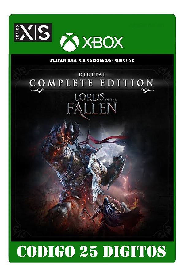 Lords of the Fallen Complete Edition (2014) - Xbox One / Series X|S (Código 25 Dígitos) Mídia Digital