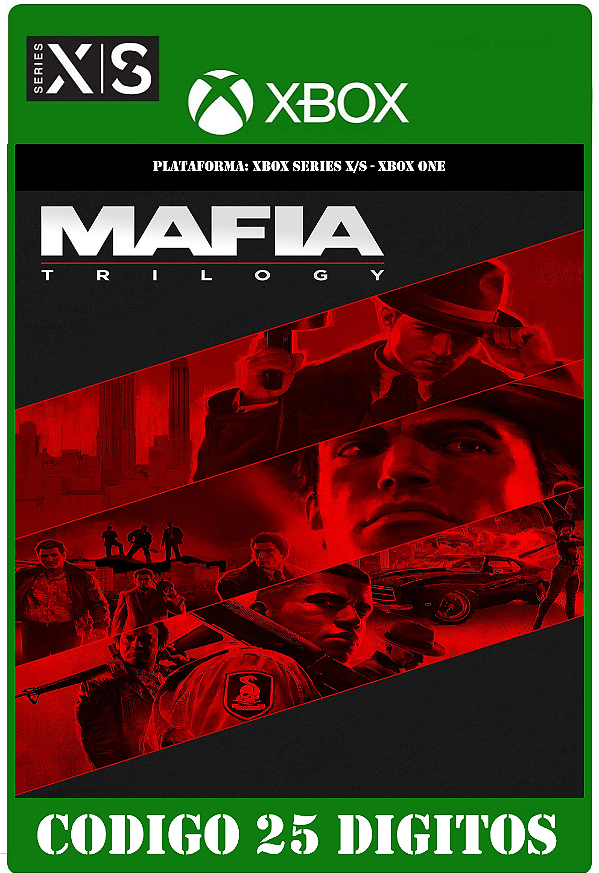 Mafia Trilogy - Xbox One / Series X|S (Código 25 Dígitos) Mídia Digital