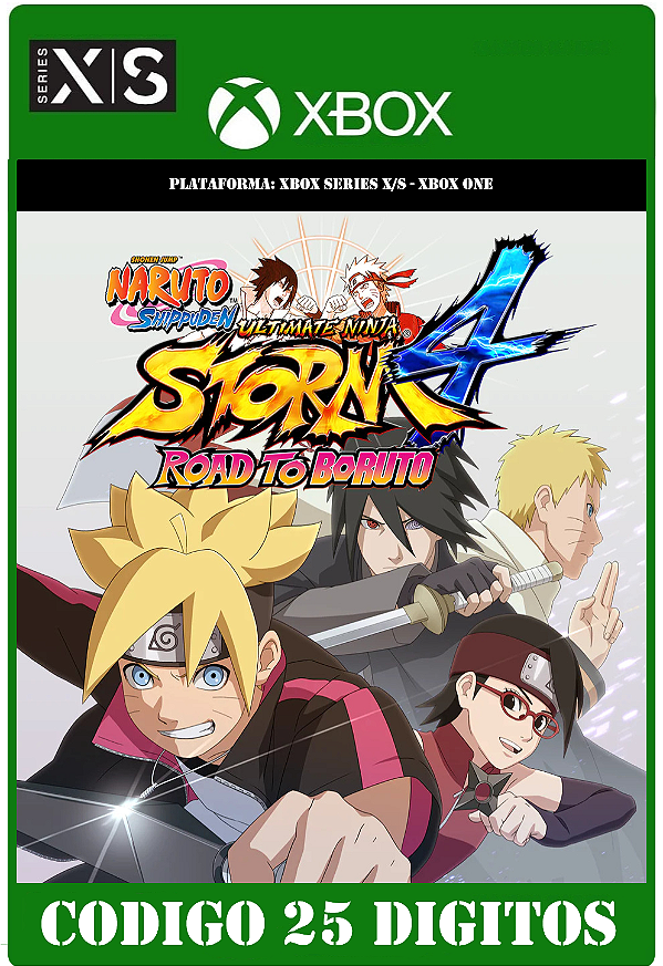 NARUTO SHIPPUDEN: Ultimate Ninja STORM 4 ROAD TO BORUTO - Xbox One / Series X|S (Código 25 Dígitos) Mídia Digital