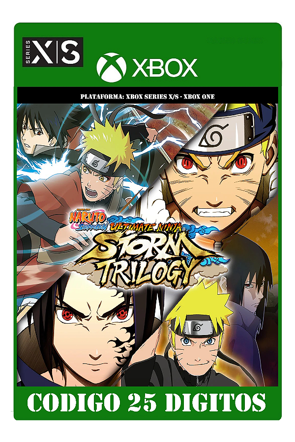NARUTO SHIPPUDEN Ultimate Ninja STORM Trilogy - Xbox One / Series X|S (Código 25 Dígitos) Mídia Digital