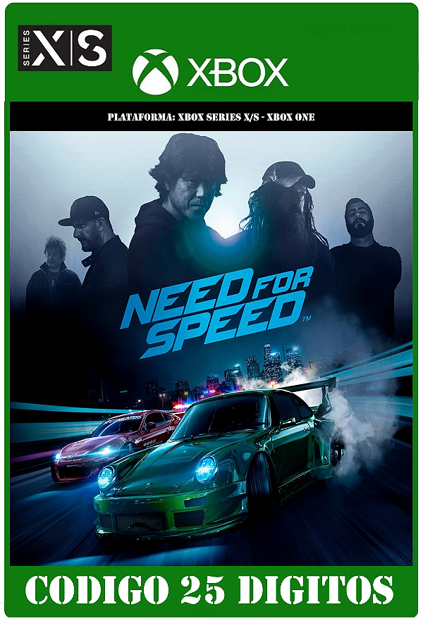 Need for Speed - Xbox One / Series X|S (Código 25 Dígitos) Mídia Digital