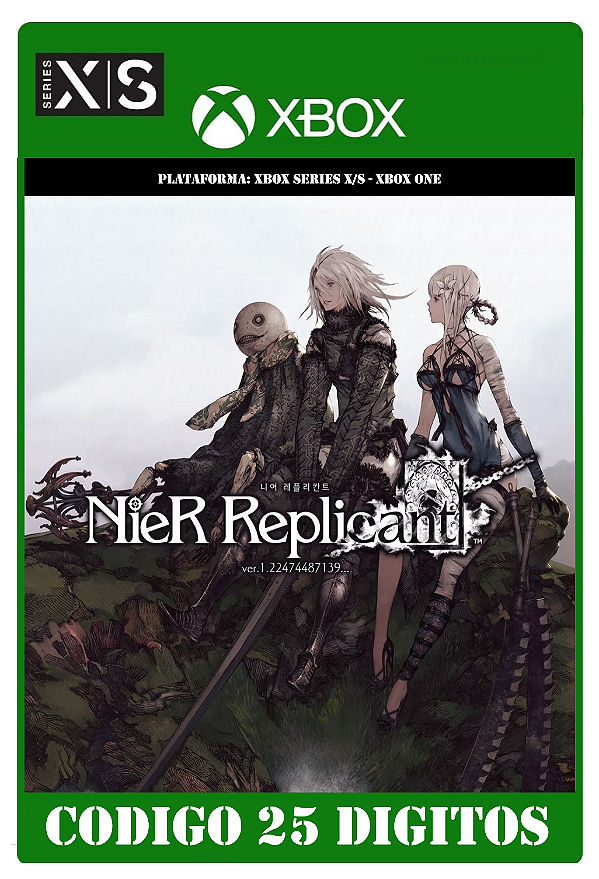 NieR Replicant ver.1.22474487139... - Xbox One / Series X|S (Código 25 Dígitos) Mídia Digital