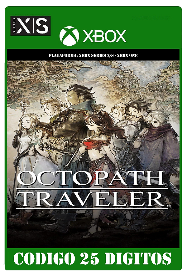 OCTOPATH TRAVELER - Xbox One / Series X|S (Código 25 Dígitos) Mídia Digital
