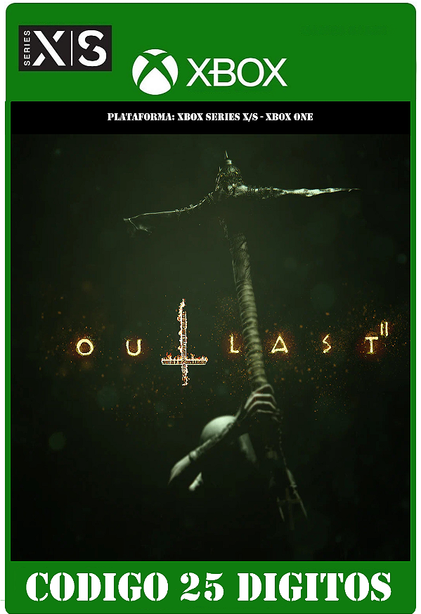 Outlast 2 - Xbox One / Series X|S (Código 25 Dígitos) Mídia Digital