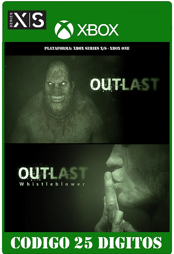 Outlast Bundle of Terror - Xbox One / Series X|S (Código 25 Dígitos) Mídia Digital