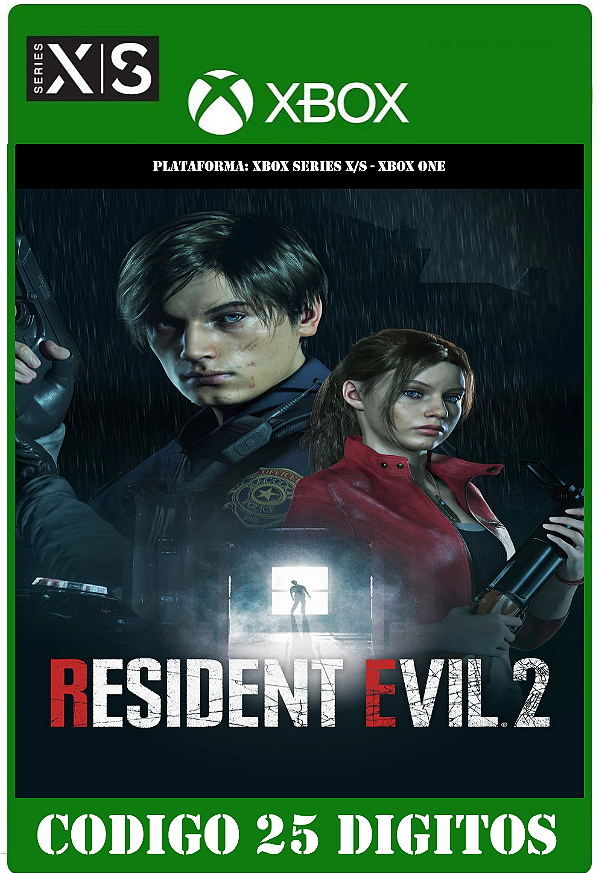 RESIDENT EVIL 2 - Xbox One / Series X|S (Código 25 Dígitos) Mídia Digital