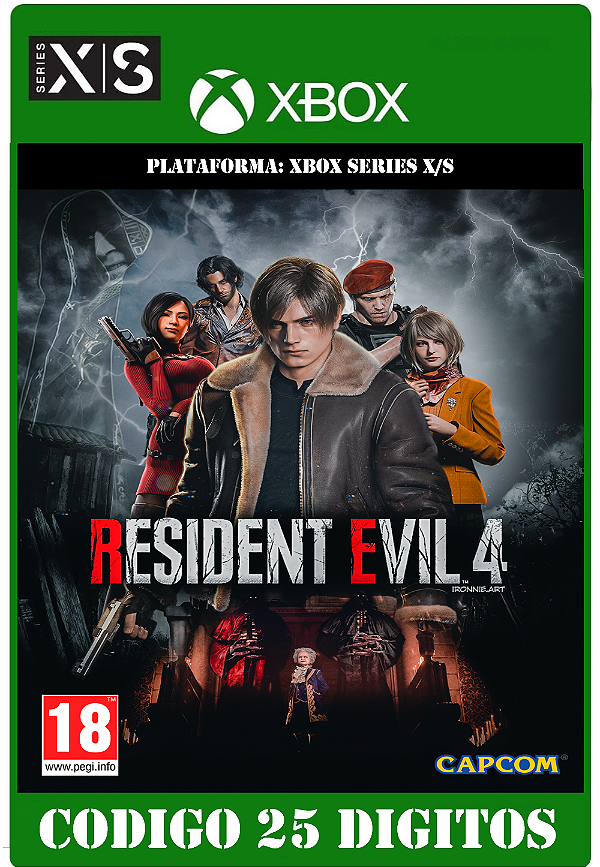 RESIDENT EVIL 4 - Xbox Series X|S (Código 25 Dígitos) Mídia Digital