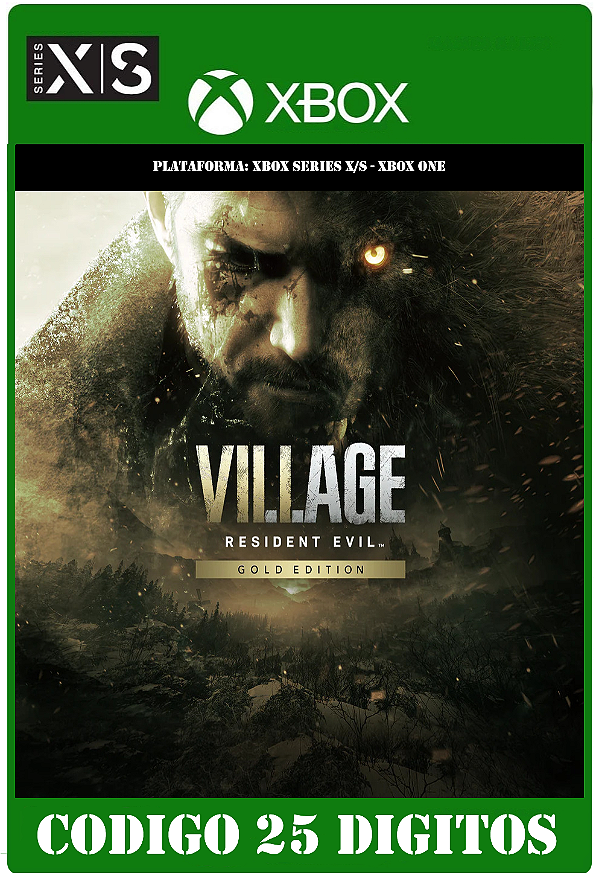 Resident Evil Village Gold Edition - Xbox One / Series X|S (Código 25 Dígitos) Mídia Digital