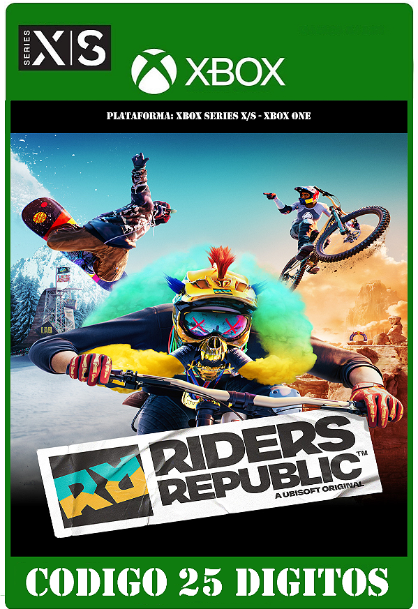Riders Republic - Xbox One / Series X|S (Código 25 Dígitos) Mídia Digital