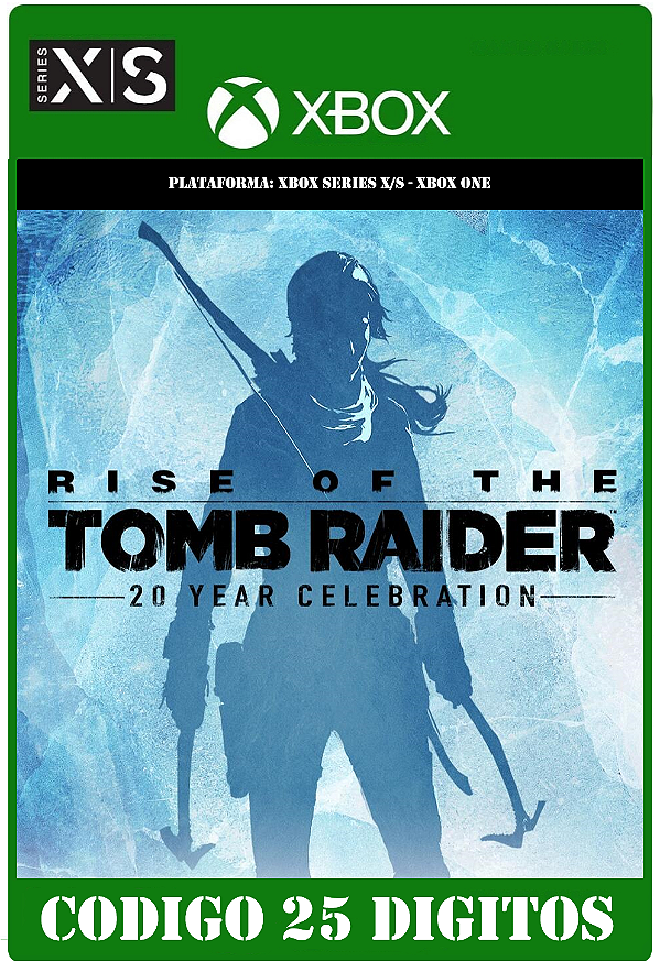 Rise of the Tomb Raider 20 Year Celebration - Xbox One / Series X|S (Código 25 Dígitos) Mídia Digital