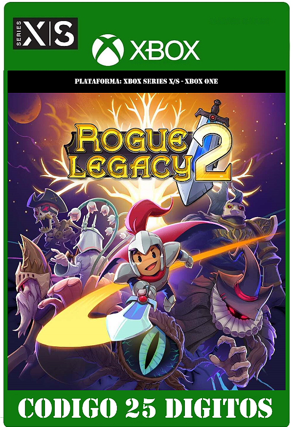 Rogue Legacy 2 - Xbox One / Series X|S (Código 25 Dígitos) Mídia Digital
