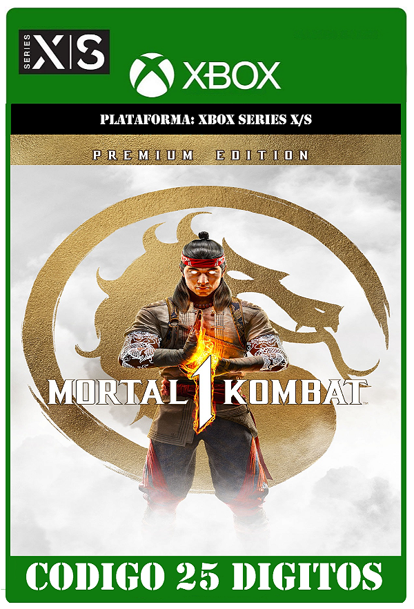 Mortal Kombat 1 Edição Premium - Xbox Series X|S (Código 25 Dígitos) Mídia Digital