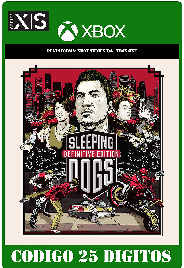 Sleeping Dogs Definitive Edition - Xbox One / Series X|S (Código 25 Dígitos) Mídia Digital