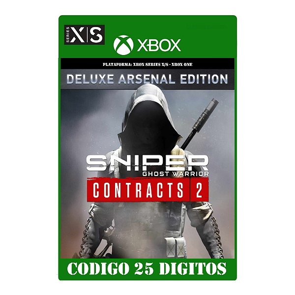 Sniper Ghost Warrior Contracts 2 Deluxe Arsenal Edition - Xbox One / Series X|S (Código 25 Dígitos) Mídia Digital