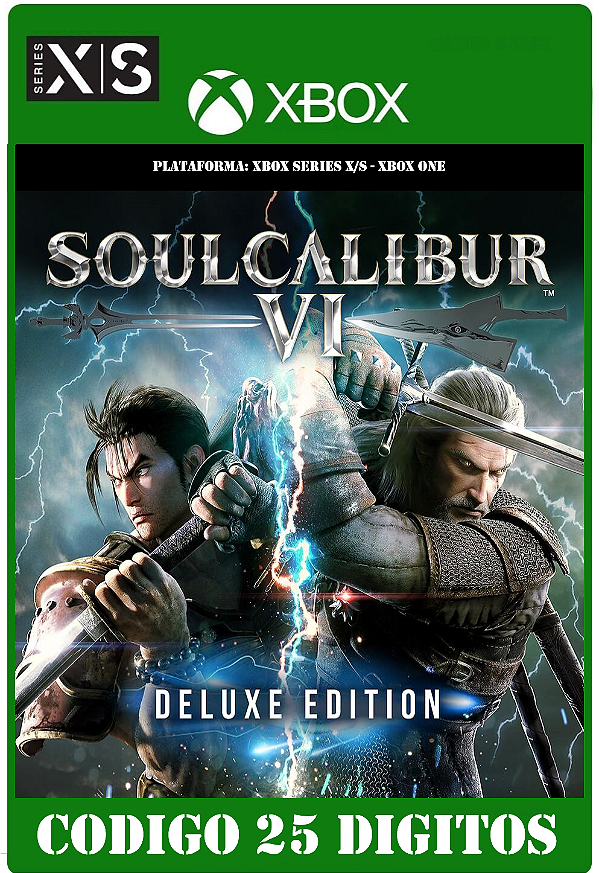 SOULCALIBUR VI Deluxe Edition - Xbox One / Series X|S (Código 25 Dígitos) Mídia Digital