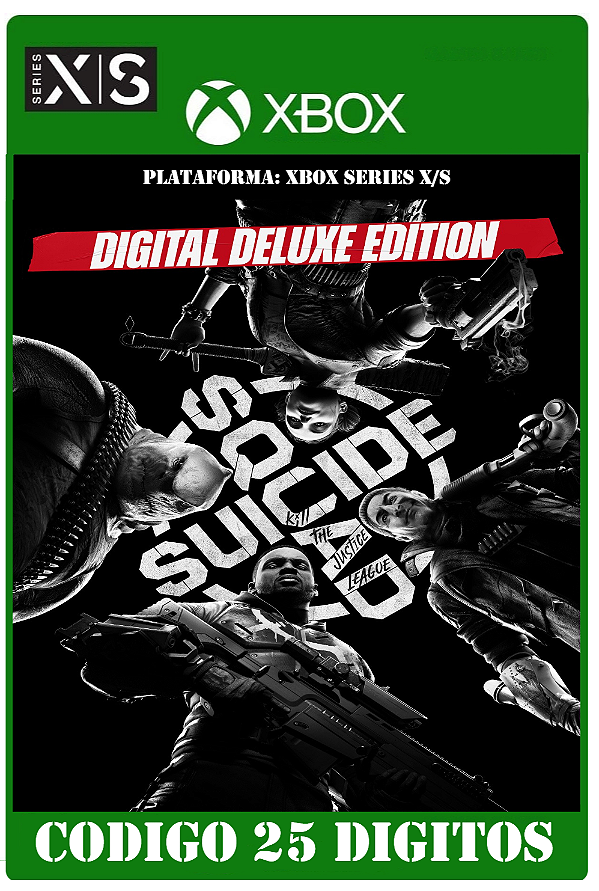 Suicide Squad Kill the Justice League - Digital Deluxe Edition - Xbox Series X|S (Código 25 Dígitos) Mídia Digital