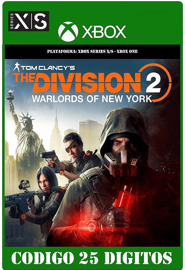 The Division 2 - Warlords of New York Edition - Xbox One / Series X|S (Código 25 Dígitos) Mídia Digital