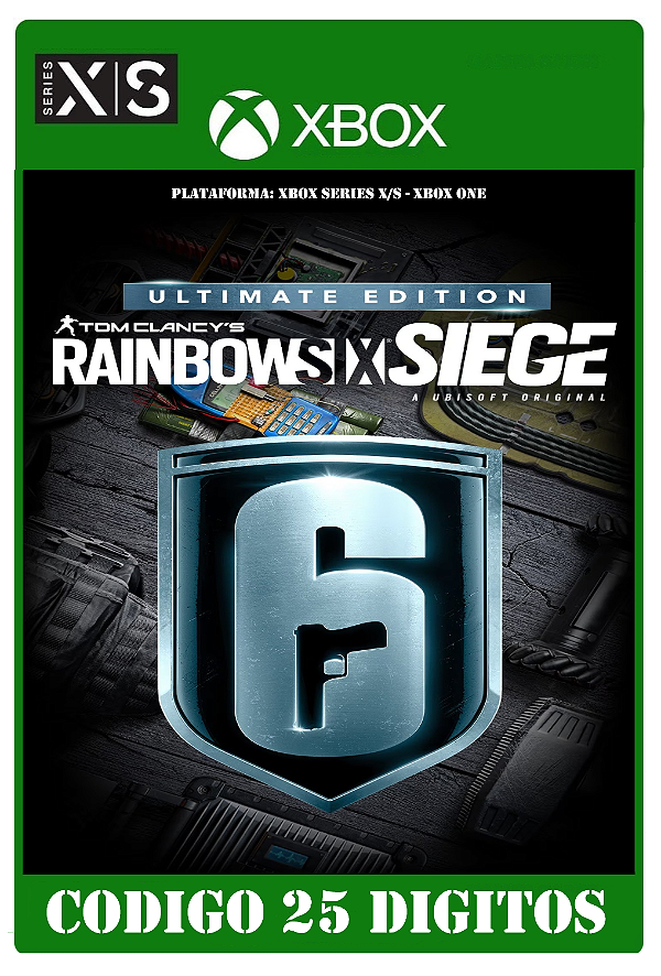 Tom Clancy's Rainbow Six Siege Ultimate Edition - Xbox One / Series X|S (Código 25 Dígitos) Mídia Digital