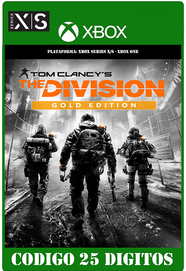 Tom Clancy's The Division Gold Edition - Xbox One / Series X|S (Código 25 Dígitos) Mídia Digital