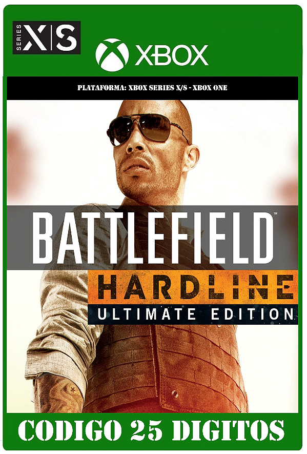 Battlefield Hardline Definitive Edition - Xbox One / Series X|S (Código 25 Dígitos) Mídia Digital
