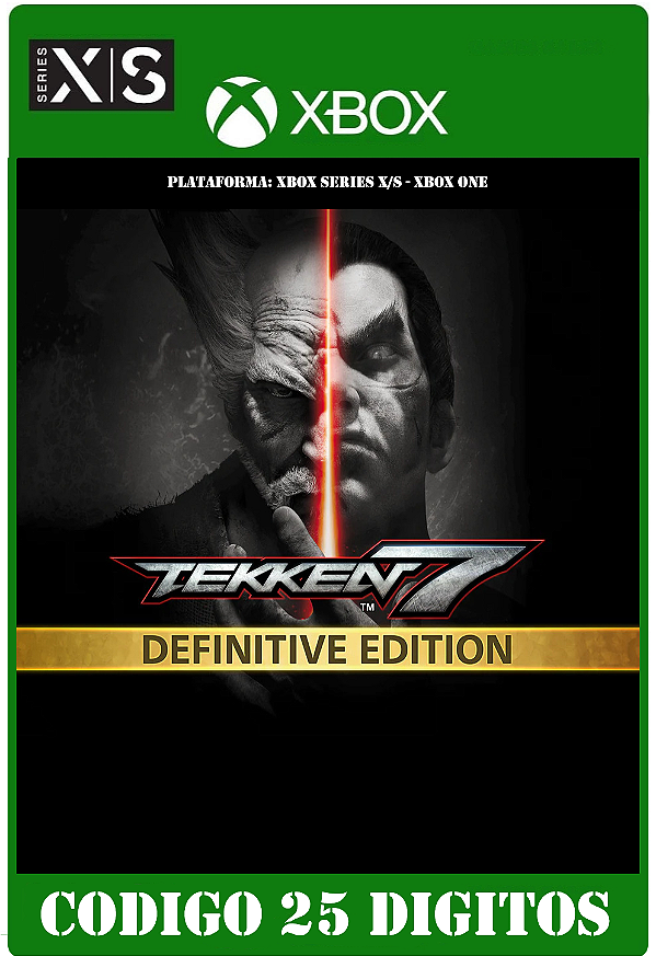 TEKKEN 7 - Edição Definitiva - Xbox One / Series X|S (Código 25 Dígitos) Mídia Digital