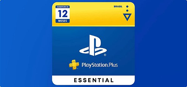 Playstation Plus Essential 12 Meses Assinatura Brasil Código Digital