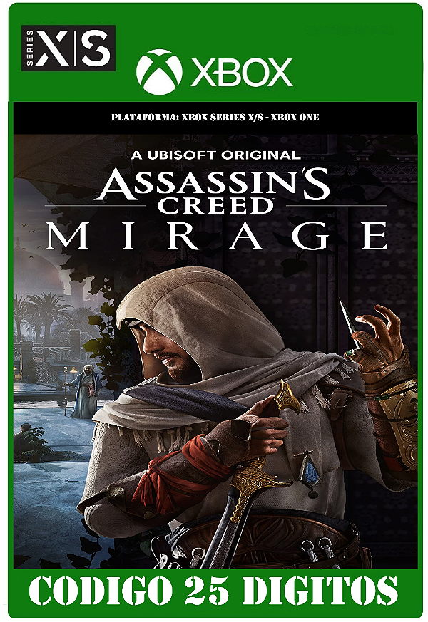 Assassin's Creed Mirage - Xbox One / Series X|S (Código 25 Dígitos) Mídia Digital