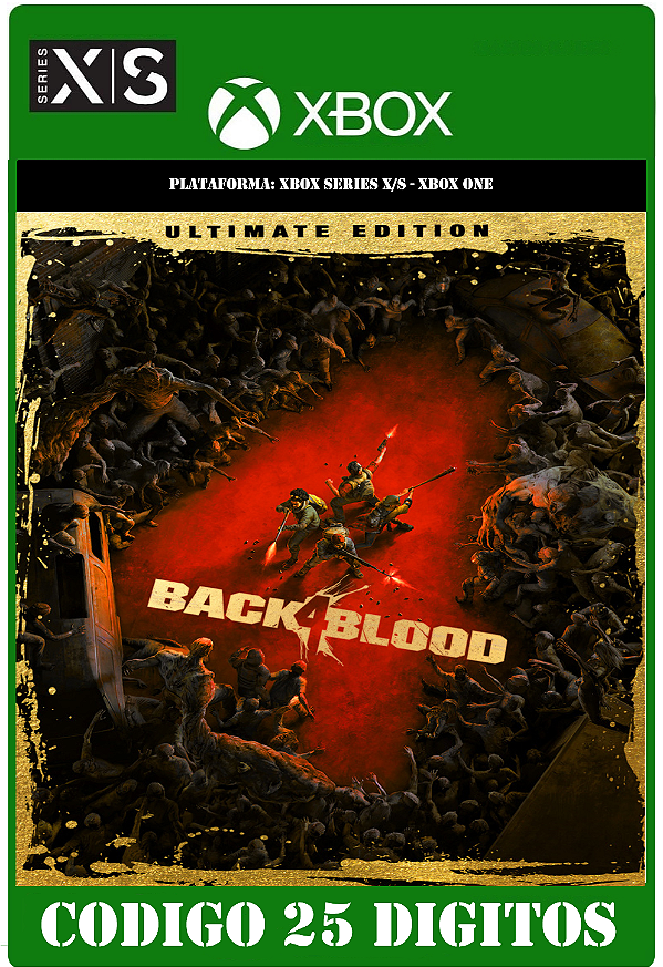Back 4 Blood Ultimate Edition - Xbox One / Series X|S (Código 25 Dígitos) Mídia Digital