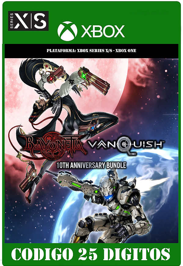 Bayonetta & Vanquish 10th Anniversary Bundle - Xbox One / Series X|S (Código 25 Dígitos) Mídia Digital