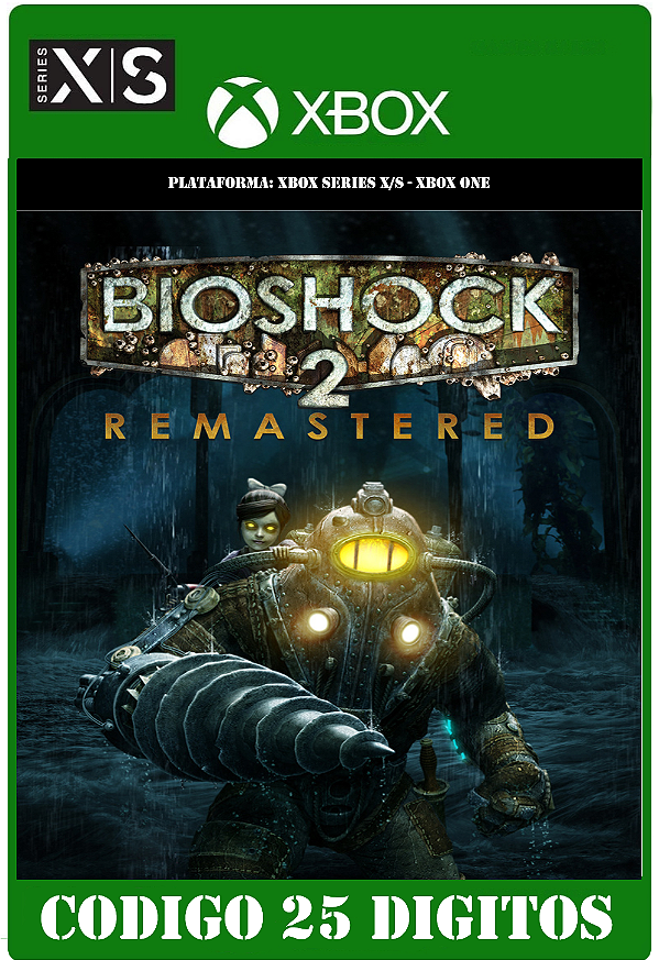 BioShock 2 Remastered - Xbox One / Series X|S (Código 25 Dígitos) Mídia Digital