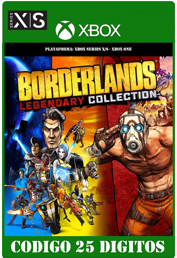 Borderlands Legendary Collection - Xbox One / Series X|S (Código 25 Dígitos) Mídia Digital