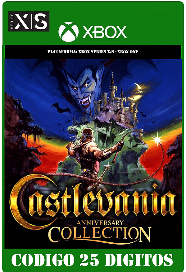 Castlevania Anniversary Collection - Xbox One / Series X|S (Código 25 Dígitos) Mídia Digital