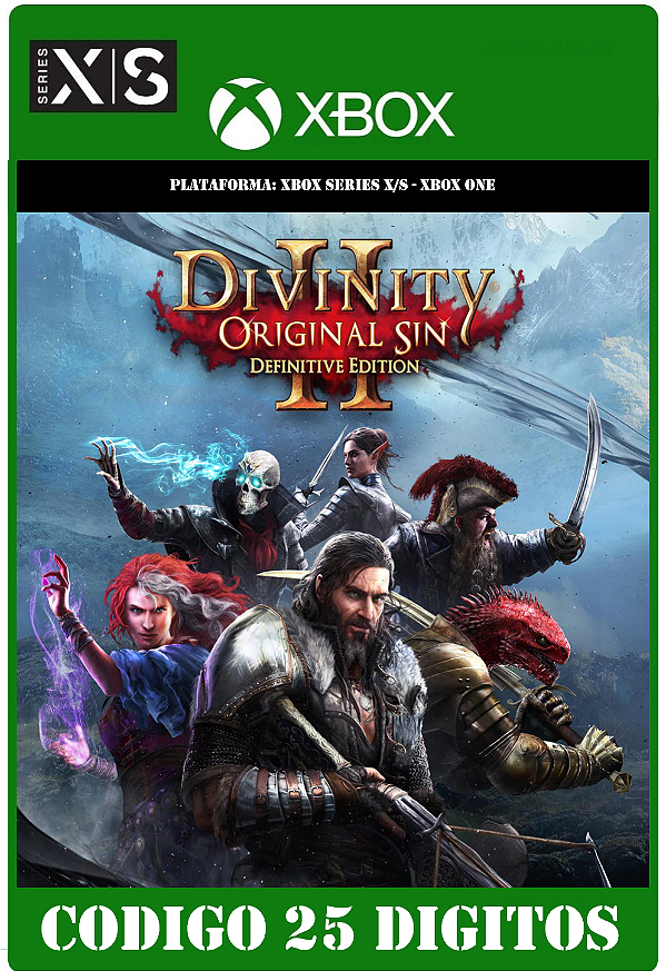 Divinity: Original Sin 2 - Definitive Edition - Xbox One / Series X|S (Código 25 Dígitos) Mídia Digital