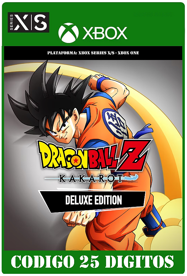 DRAGON BALL Z: KAKAROT Deluxe  - Xbox One / Series X|S (Código 25 Dígitos) Mídia Digital