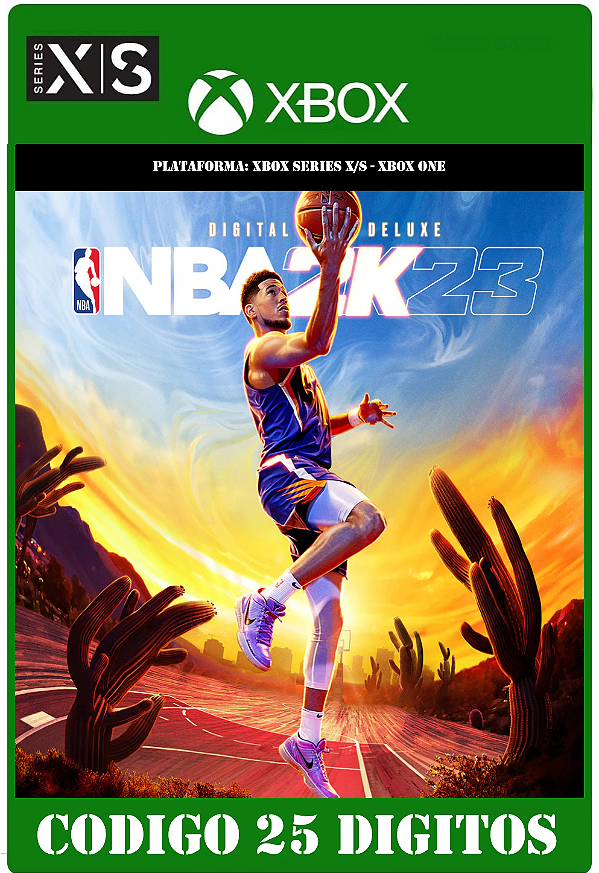 NBA 2K23 Digital Deluxe - Xbox One / Series X|S (Código 25 Dígitos) Mídia Digital